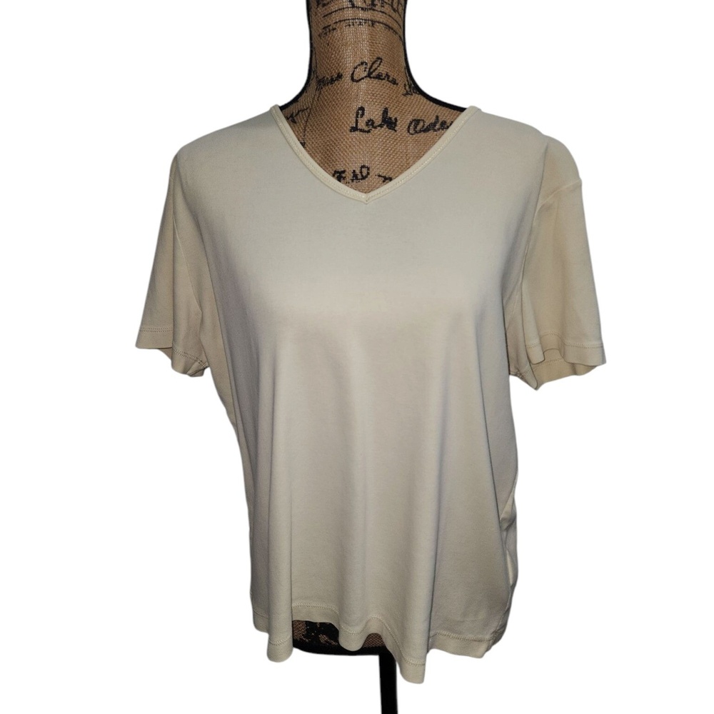Eddie Bauer V-Neck T-Shirt‎ Cotton Casual Everyday Top XL